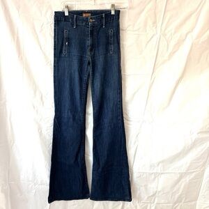 MOTHER Dark Blue Flare Jeans